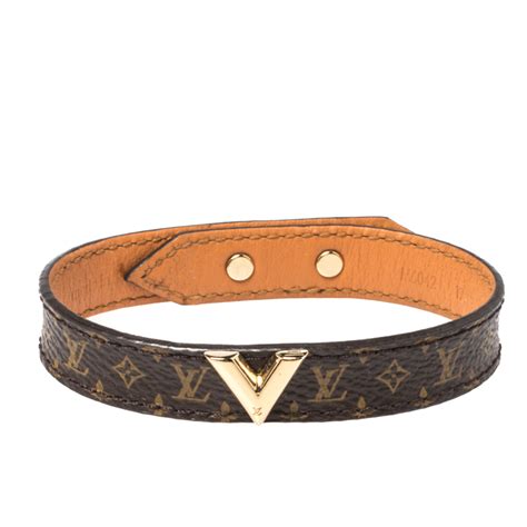 Monogram Canvas LV Cutout Bracelet 